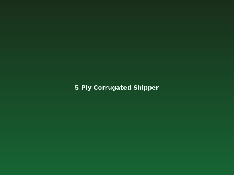 5 ply corrugated shipper